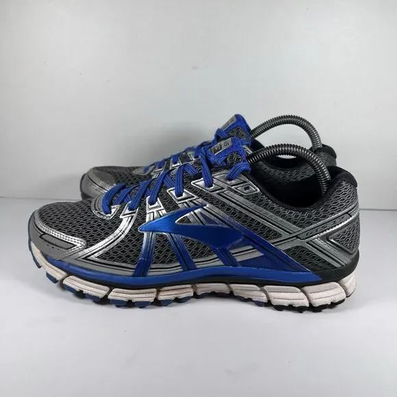Brooks GTS 17 Blue/Silver Lace Up Running Shoes Sneakers Men's Size 9 - Picture 3 of 8